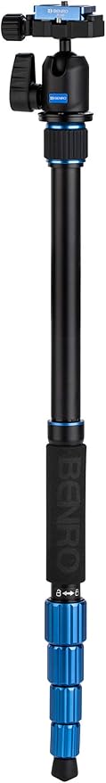 Benro Slim Travel Aluminum Tripod Kit – Lightweight 5-Section Tripod - Image 7
