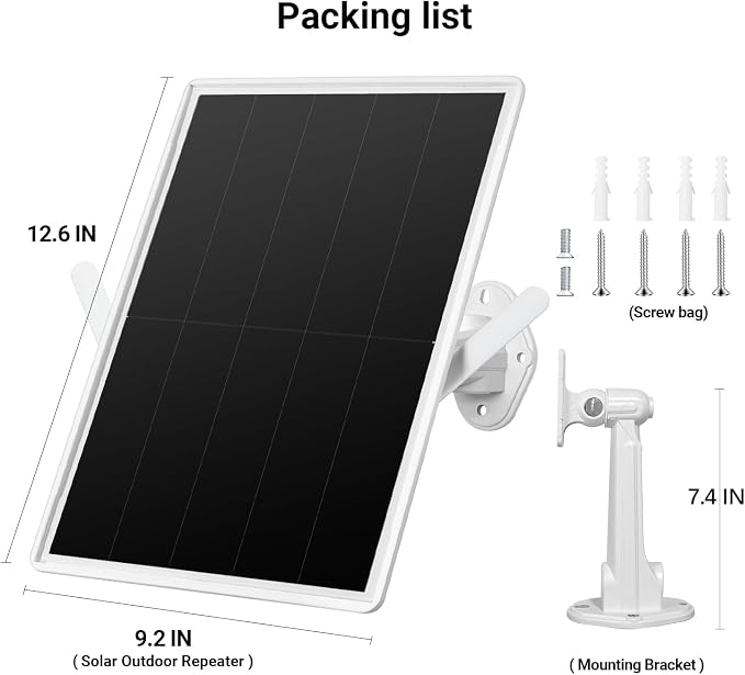 Solar Outdoor Repeater, Weatherproof Wi-Fi Range Extender-2.4GHz Outdoor - Image 7
