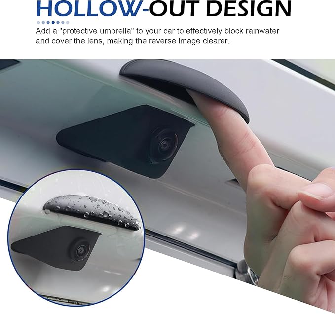 Car Rear View Camera Cover, Backup Camera Protector, ABS Reversing Camera Shield - Image 6