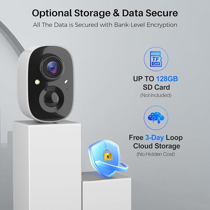 Vicohome Security Cameras Wireless Outdoor, 2K Battery Powered WiFi Cameras - Image 7