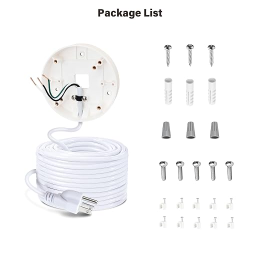 Power Cable and Plug-in Mount for Floodlight Cams Compatible - Image 6