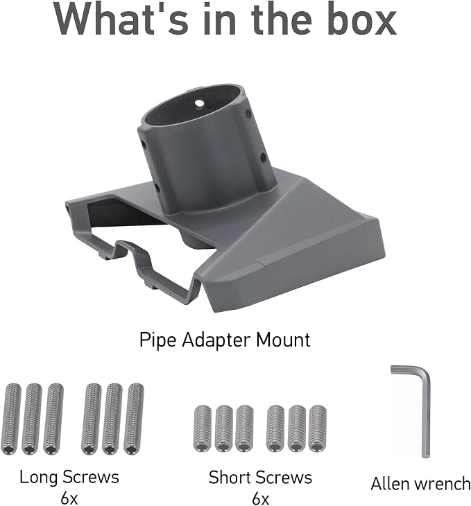 Starlink Standard Gen 3/4/4X Pipe Adapter Mount, Secure Pole Mount Kit - Image 6