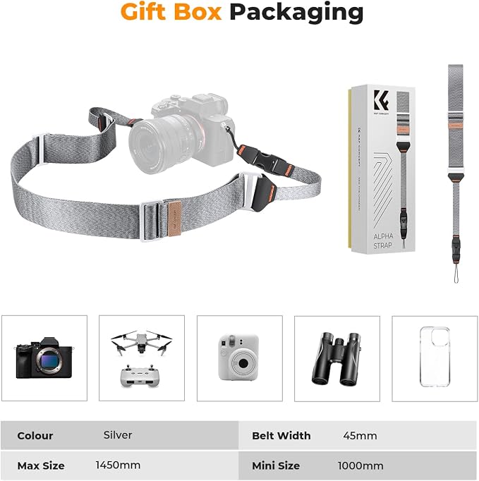 K&F CONCEPT 45mm Camera Neck Strap - Image 7