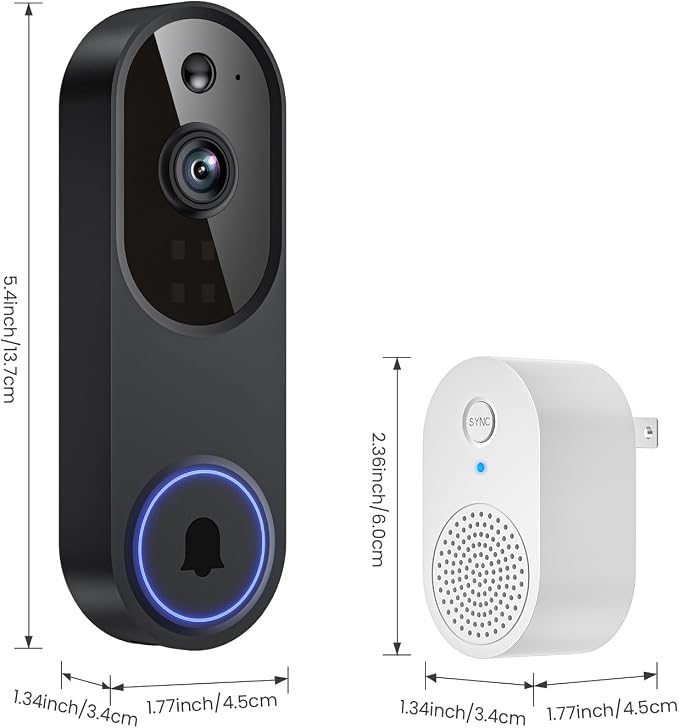 Orbitell 1080p Wireless Wi-Fi Video Doorbell Camera - Image 8
