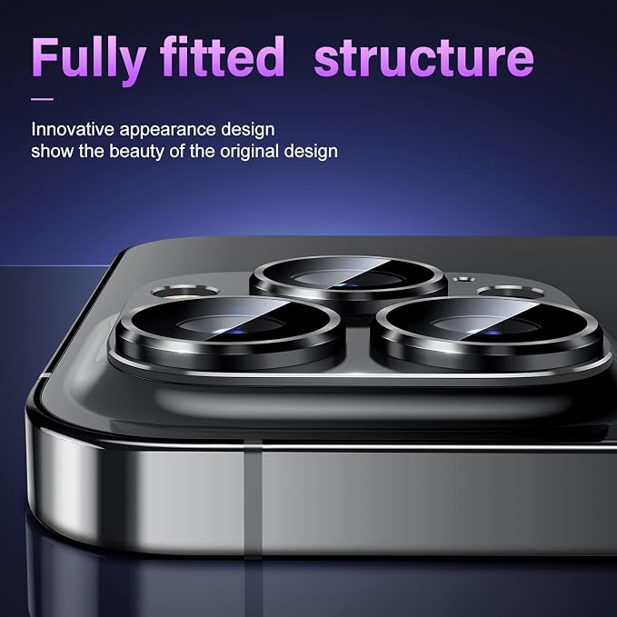 Uyiton for iPhone 14 Pro/iPhone 14 Pro Max Camera Lens Protector, 9H Tempered - Image 5