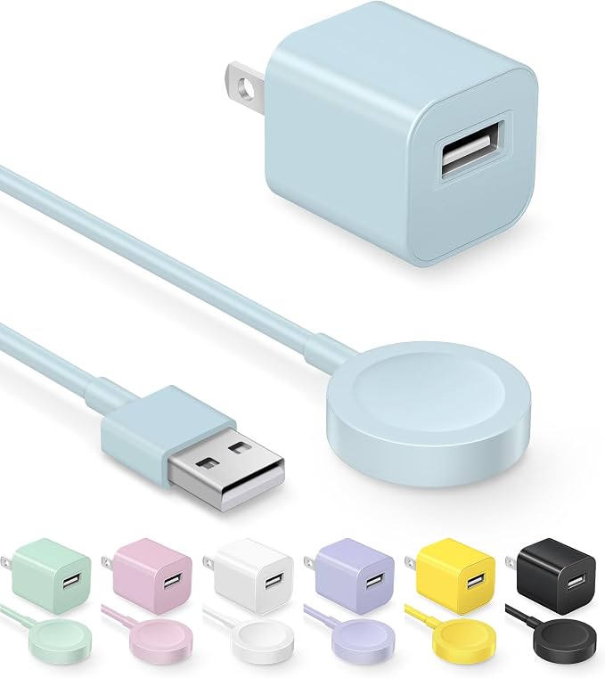 Fast Charger for Apple Watch Charger, Magnetic iWatch Charger to USB A Cable by JUCDEKE