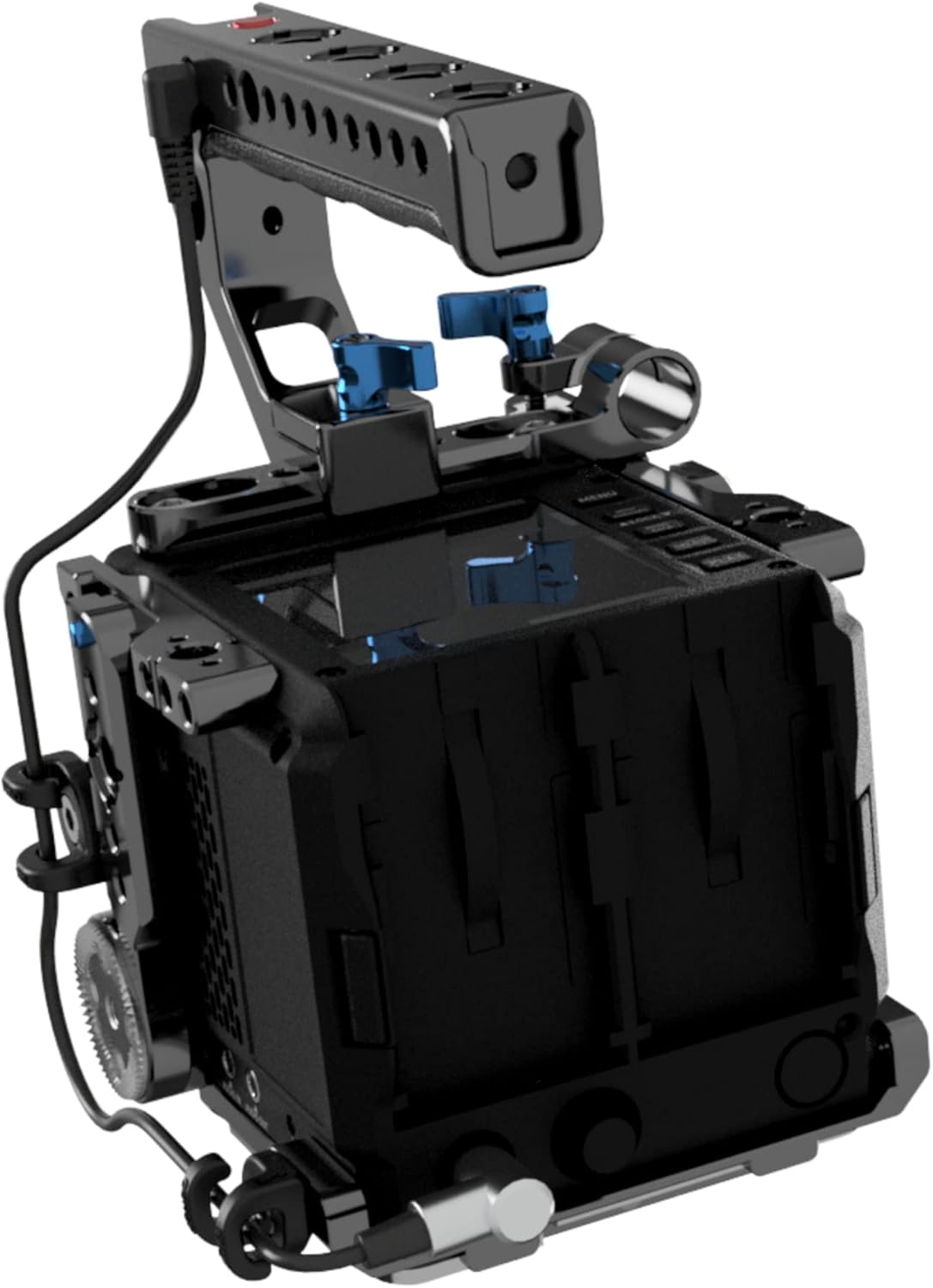 KONDOR BLUE x Armando Ferreira | MondoTies Cable Management Clips for Cameras | Cable Organization, 1/4"-20 Mounted, Holds 2-3 cables, & Supports up to 20lbs of force (5-Pack) | Black