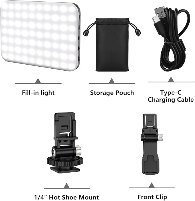Hagibis RGB Video Light, 360° Full Color Selfie Light LED Camera Light - Image 6