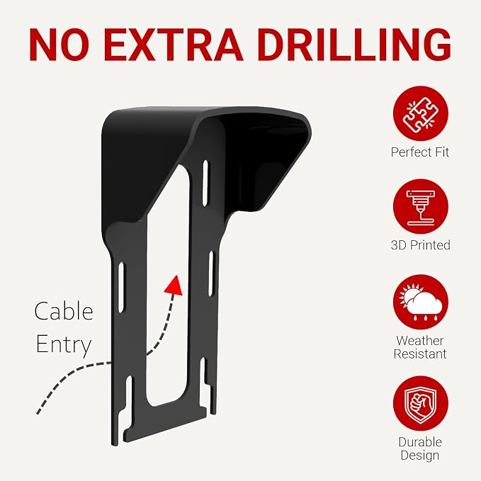 No Drill Rain Cover Compatible - Image 5