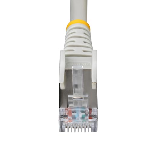 StarTech.com 1ft Gray CAT6a Ethernet Cable, Snagless RJ45, 100W PoE++, 27AWG - Image 4