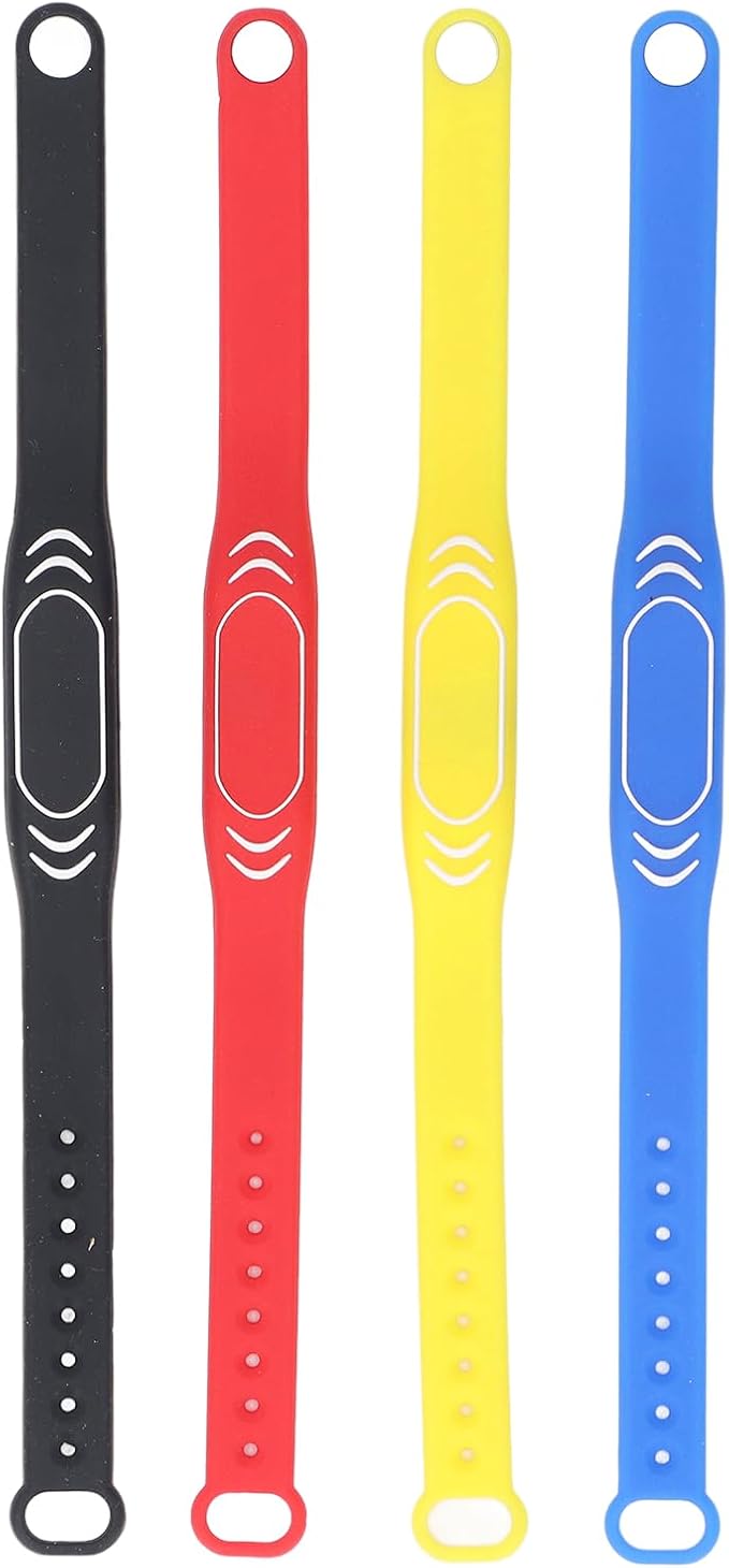 NFC Bracelet T5577 ID Copyable Water Silicone Wristband, NFC Access Control by Unknown