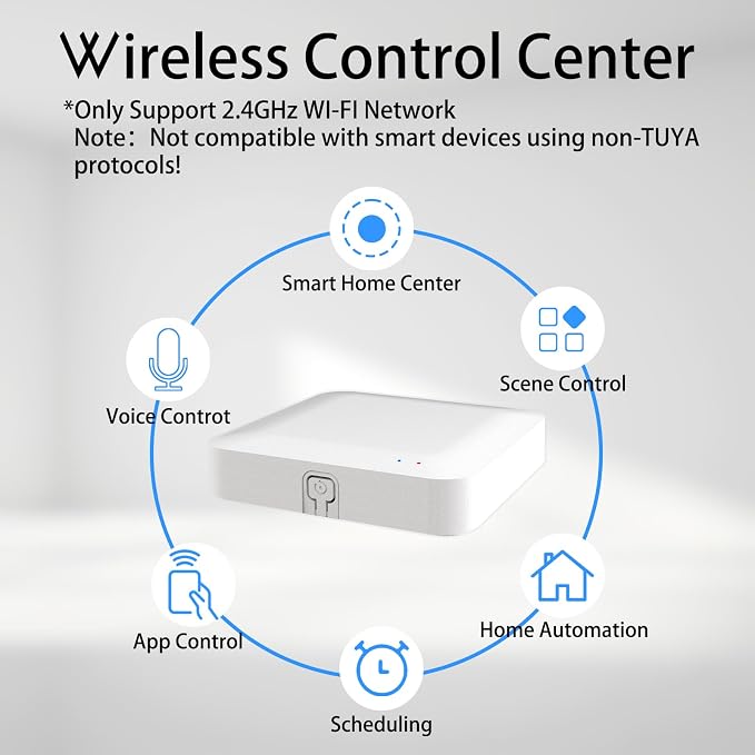 Tuya ZigBee 3.0 Hub/Wireless Gateway, Zigbee Smart Home Bridge Remote Controller - Image 3