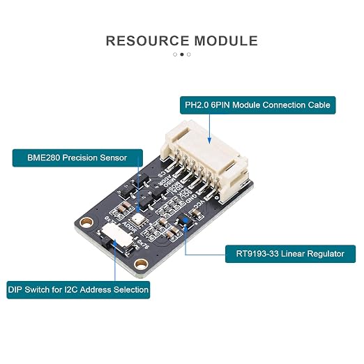 BME280 Environmental Sensor Module | Temperature Humidity Pressure, High - Image 7