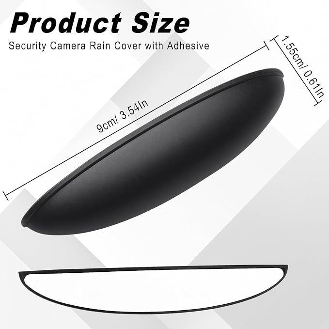 Car Rear View Camera Cover, Anti-Rain Backup Camera Rain Shield, Silicone - Image 2