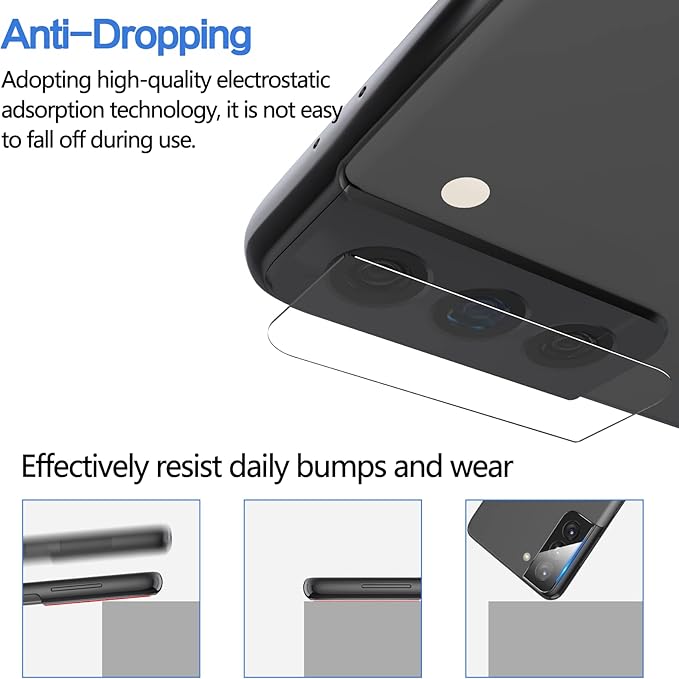 YWXTW 3 Pack for Samsung Galaxy S22 / S22 Plus Camera Lens Protector, 9H - Image 5
