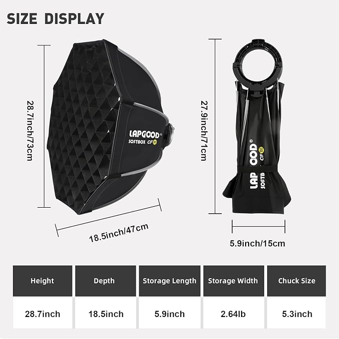 Godox MS300V 300W Studio Strobe Light Kit, 2.4G Bowens Mount Photography Light - Image 2