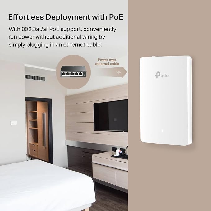 TP-Link EAP235-Wall Omada AC1200 in-Wall Wireless Gigabit Access Point MU-MIMO - Image 3