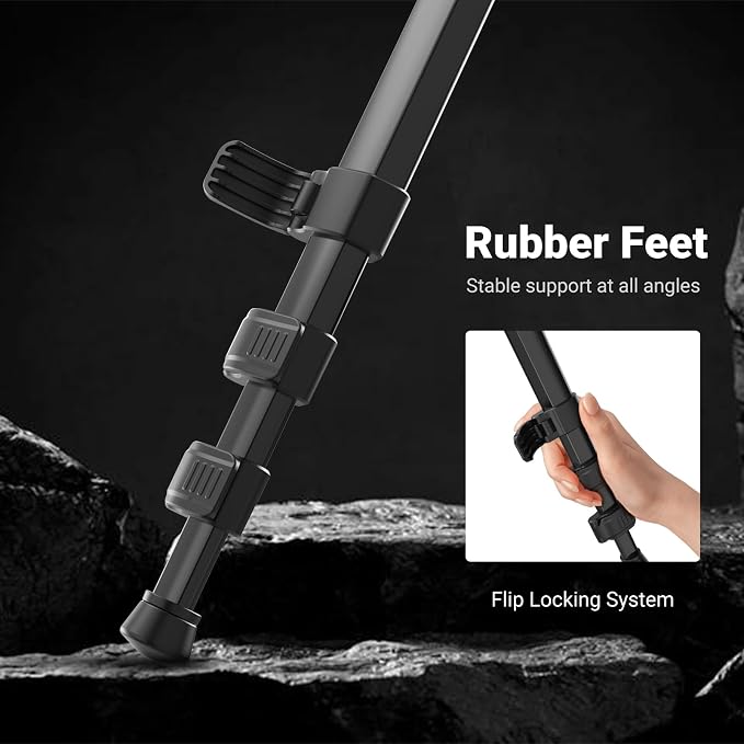 NEEWER Basics 66.5"/169 cm Travel Tripod - Image 3