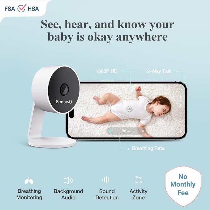 Sense-U AI Baby Camera Monitor - Image 2