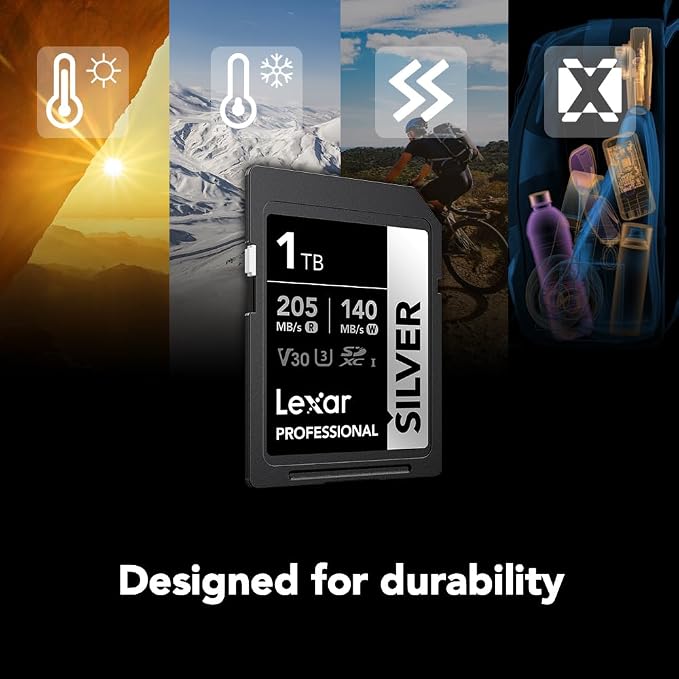 Lexar 1TB Professional Silver SD Card, - Image 5