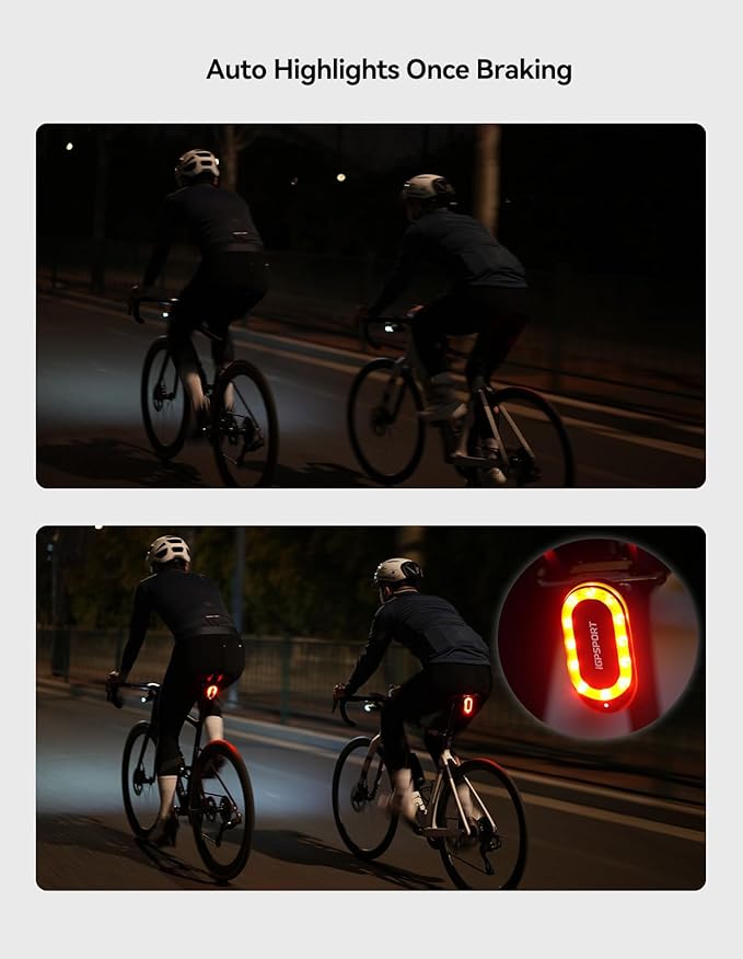iGPSPORT SR mini Radar Bike Light, 160M Monitoring Distance 20H Battery Life - Image 4
