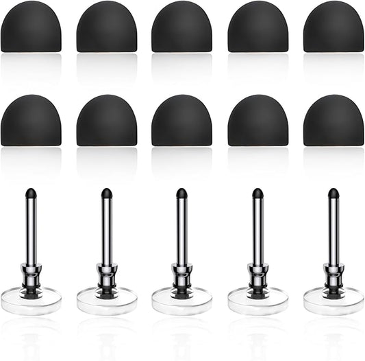 Bopomofo 10 Rubber Tips+5 Transparent Disc Tips | High Precision and High by Bopomofo
