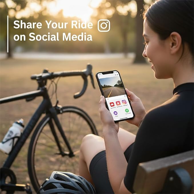 4K Bike Camera with GPS Tracking, Cycling Computer & Headlight – Spedal S1 - Image 5
