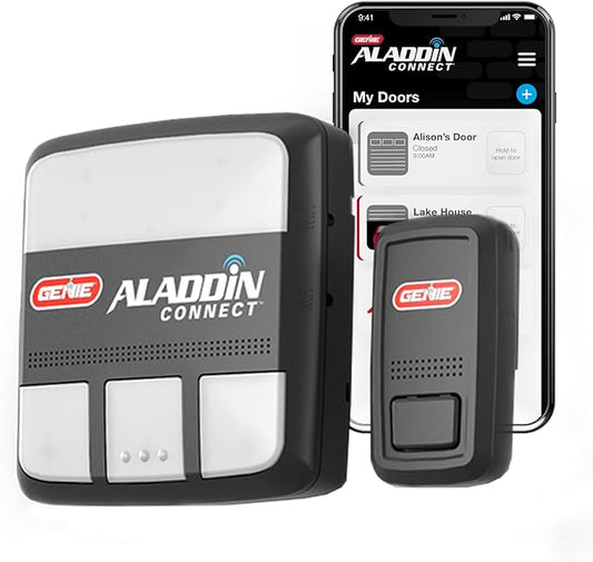 Genie Aladdin Connect Smartphone Garage Door Opener – Monitor, Open & Close by GENIE