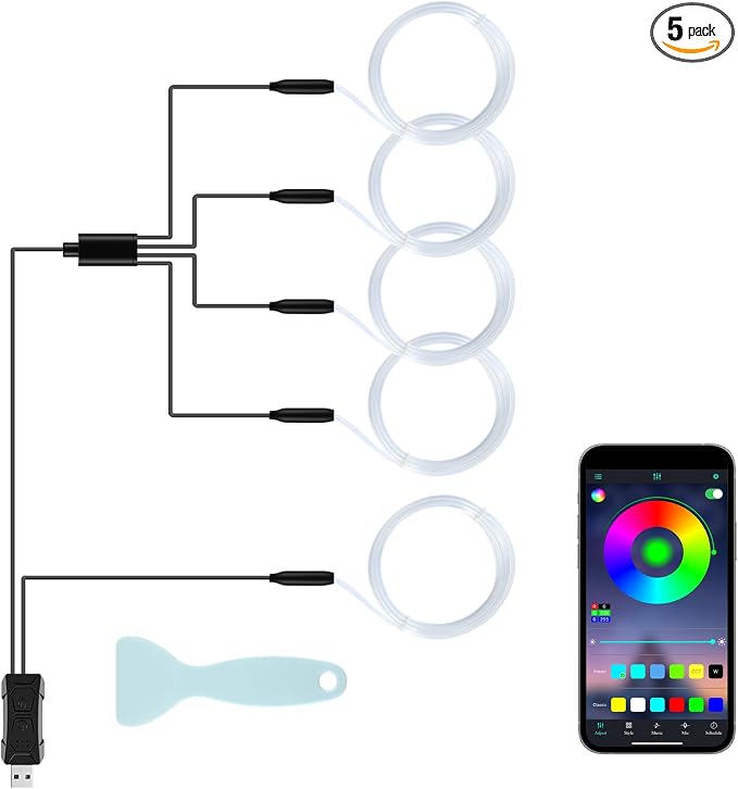 LivTee Smart Car LED Interior Lights by LivTee