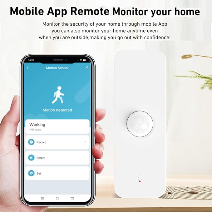Smart PIR Motion Sensor: WiFi Motion Detector - Image 2