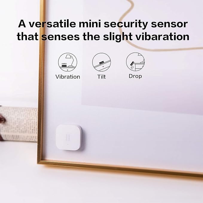 Aqara Zigbee Vibration Sensor, Wireless Mini Glass Break Detector - Image 3
