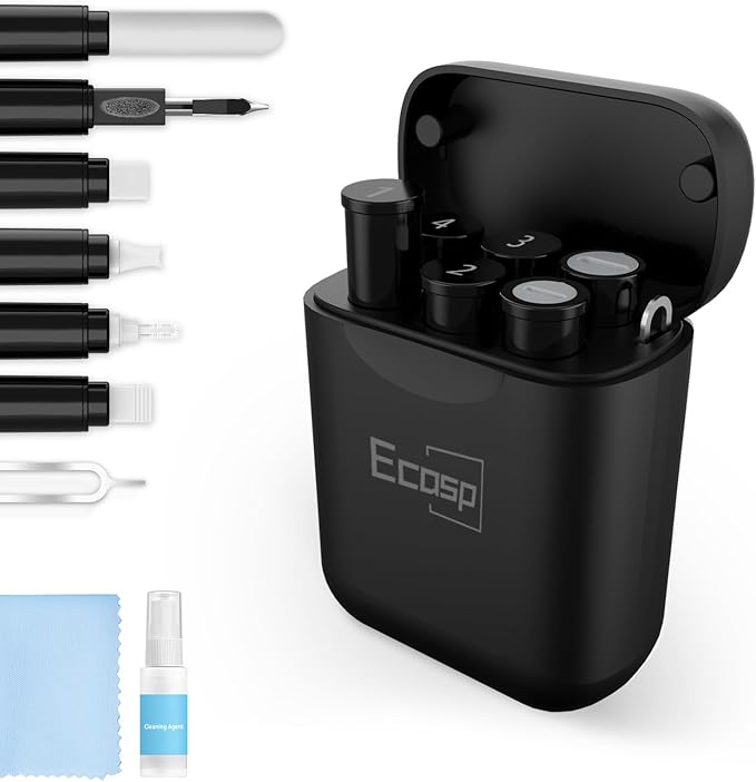 ECASP Cleaner Kit for AirPod, Cell Phone Cleaning Repair & Recovery for iPhone by Ecasp
