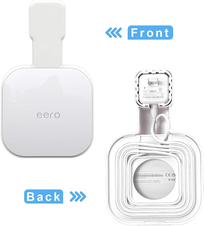 Outlet Wall Mount for eero 7, Stand Bracket Holder Compatible - Image 4