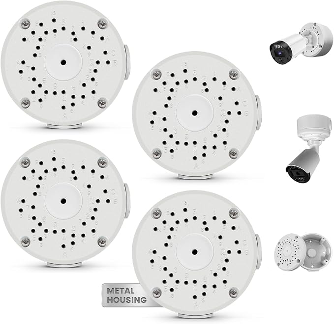 Metal Universal Bullet Security Camera Junction Box, Aluminum Mount Bracket Base by KURIAUDDO