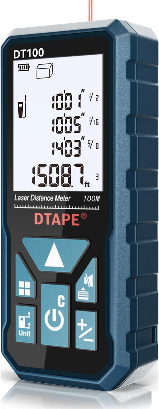 DTAPE 330 Ft Laser Measuring Tool, Fathers Day Dad Gifts, High-Accuracy Laser by Dtape