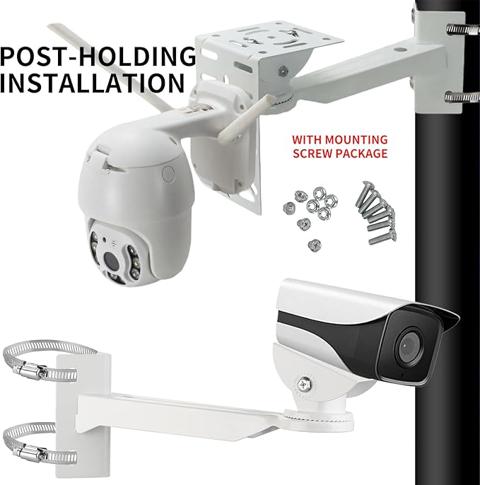L-Shape Dome Camera Bracket, Wall Ceiling Mount - Image 2