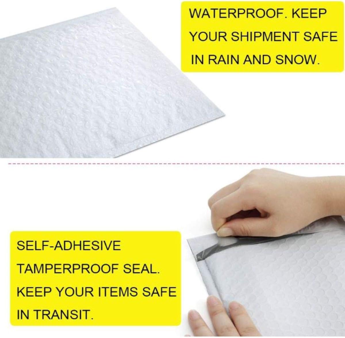 Secure Seal #5 10.5x16 Poly Bubble Mailers | Padded Shipping Envelope Mailers (Pack of 100)
