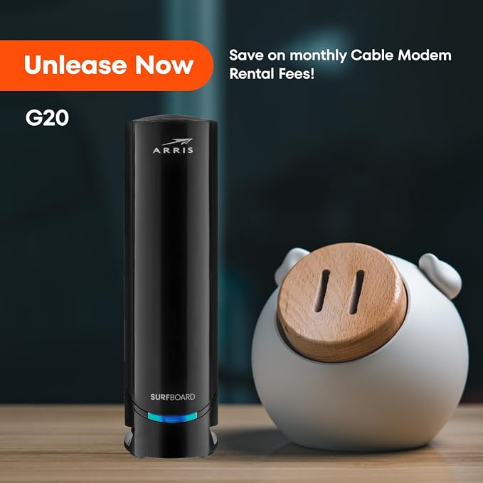 Arris - Cable Modem Router Combo - Fast DOCSIS 3.1 Multi-Gigabit WiFi 6 - Image 5
