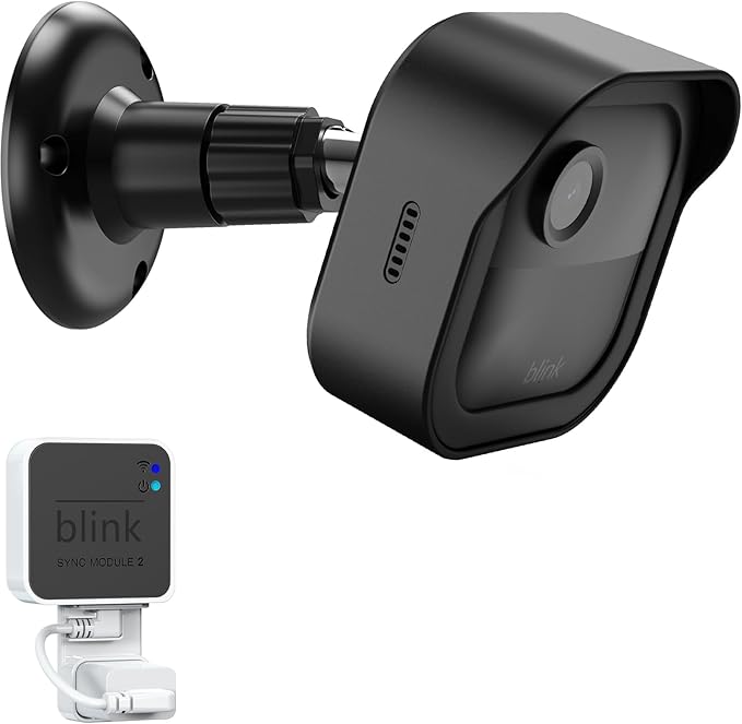 Blink Outdoor 4 Wall Mount, Weatherproof Protective Cover and 360 Degree by PEF