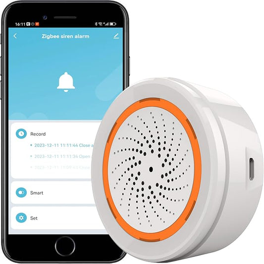 Zigbee Smart Siren Alarm: Wireless Home Security Alarm, Burglar Alarm Sound by GaoducashforSmartLife
