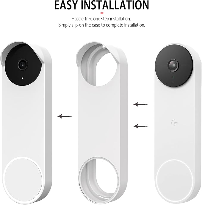 Silicone Case for Google Nest Hello Doorbell 2021 Cover - Image 5