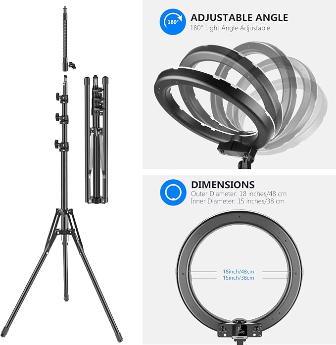 Neewer 18-inch RGB Ring Light - Image 9