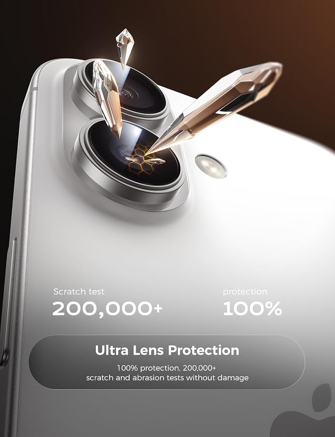 MAGIC JOHN for iPhone 17 Camera Lens Protector 9H Aerospace Tempered Glass - Image 3