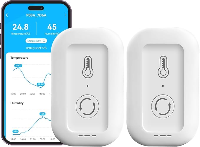 DAYBETTER Smart WiFi Thermometer Hygrometer, 2.4G Indoor Temperature Humidity by DAYBETTER