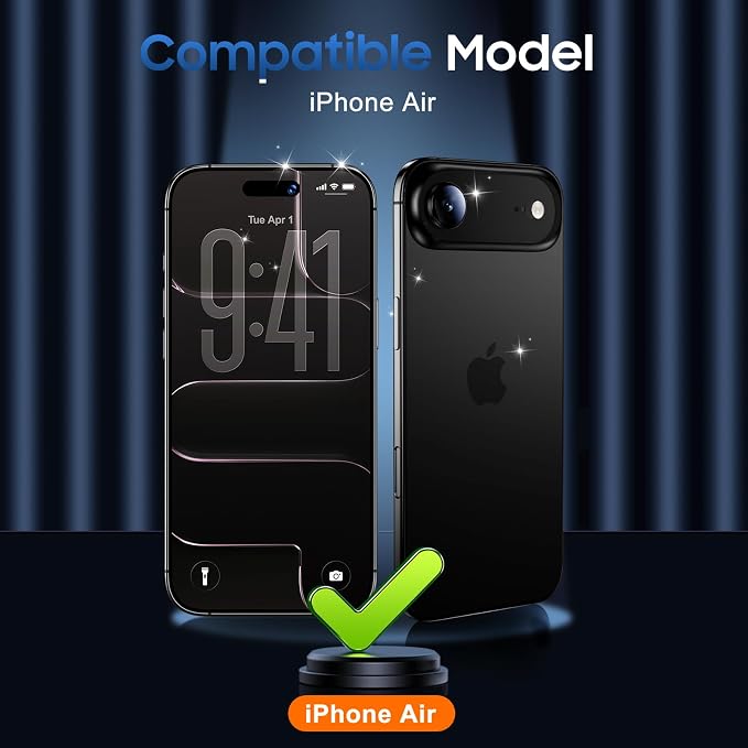 UniqueMe Compatible for 3 Pack iPhone Air Camera Lens Protector - Image 7