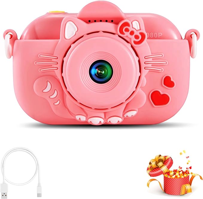 Kids Toy Camera, for Boys Girls Age 3-8, Digital Video Camera by YEEHAO