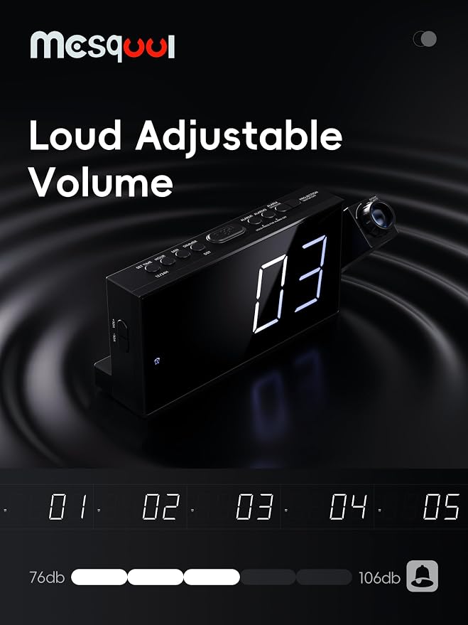 Mesqool Projection Alarm Clock - Image 6