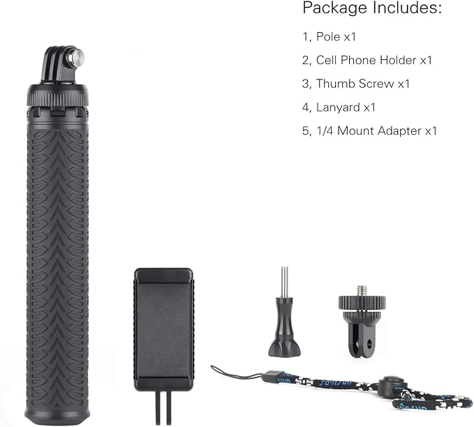 SOONSUN 3in1 Aluminum Waterproof Selfie Stick - Image 9