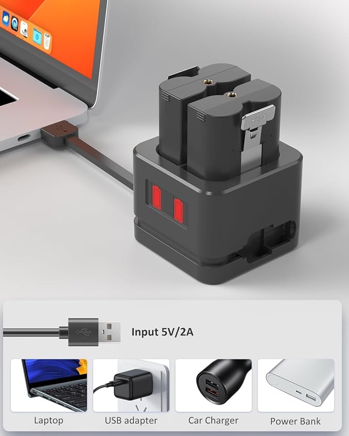 Charger Station for Ring Battery, Charger Dock for Replacement Battery - Image 5