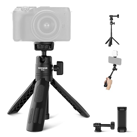 NEEWER Basics Mini Desk Selfie Stick Tripod Compatible by Neewer